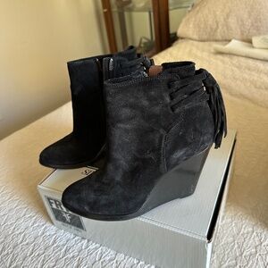 Frye wedge boots